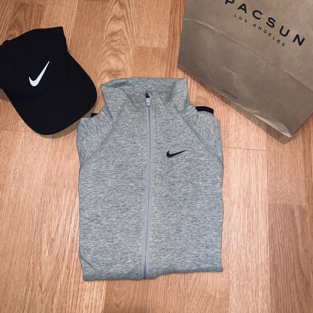 Heather Grey Nike Hoodie